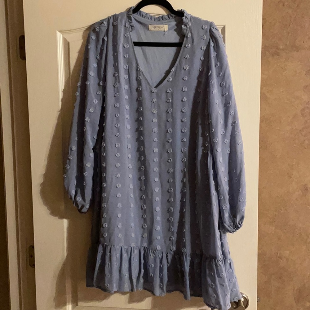Blue dress